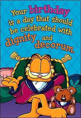 Garfield - Dignity and Decorum - Shelburne Country Store