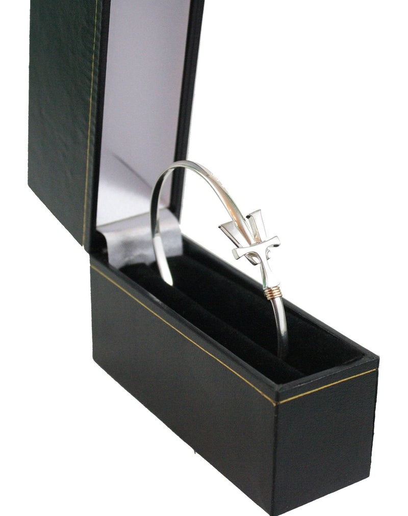 VT Hook Bracelet Silver - 3mm Band - - Shelburne Country Store