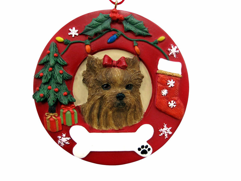 Dog Breed Wreath Ornament - Boxer, Cropped - Shelburne Country Store