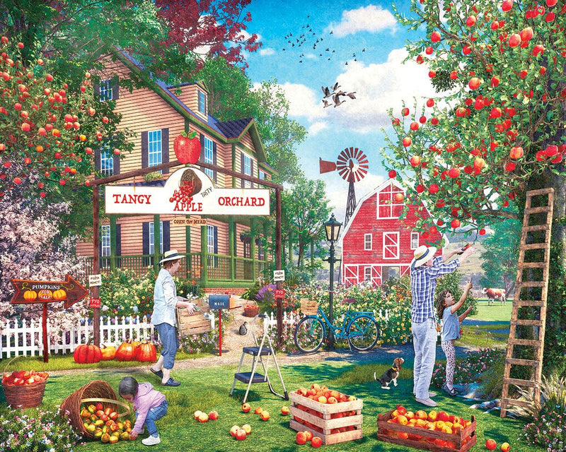 Apple Picking - 1000 Piece Puzzle - Shelburne Country Store
