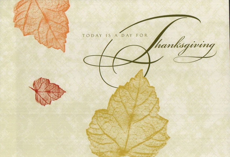 Today Is A Day For Thanksgiving Card - Shelburne Country Store