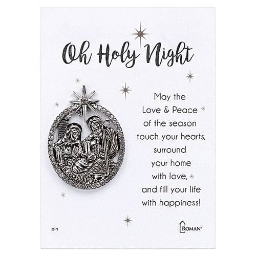 Oh Holy Night - Nativity Pin - Shelburne Country Store