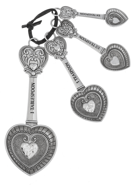 Measuring Spoons - Hearts (4 pc. set) - Shelburne Country Store