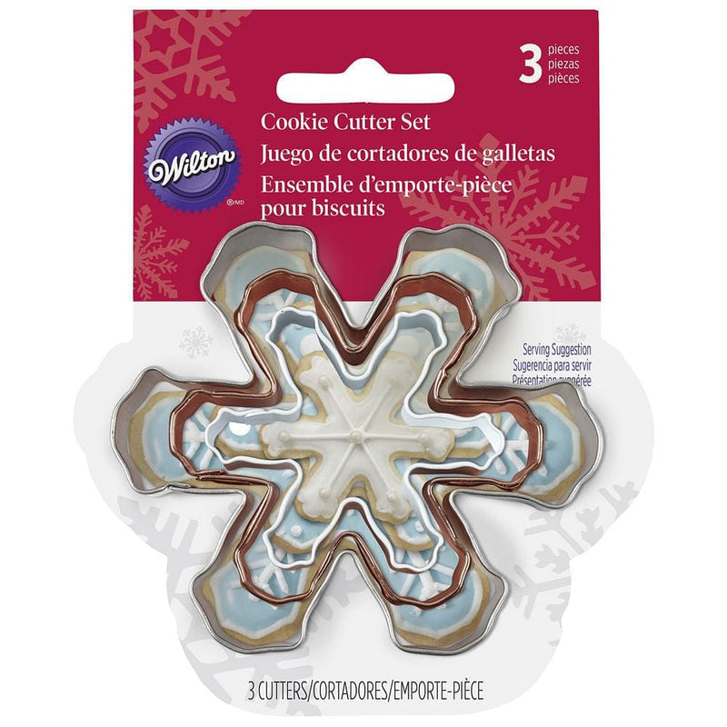 Cookie Cutter Set Of 3 Metal Snowflakes - Shelburne Country Store
