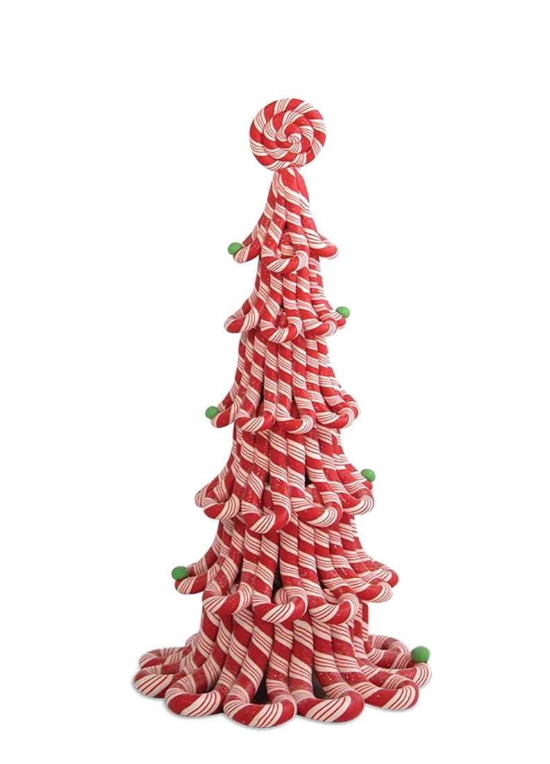 10.5 Inch Red Candycane Tree - Shelburne Country Store