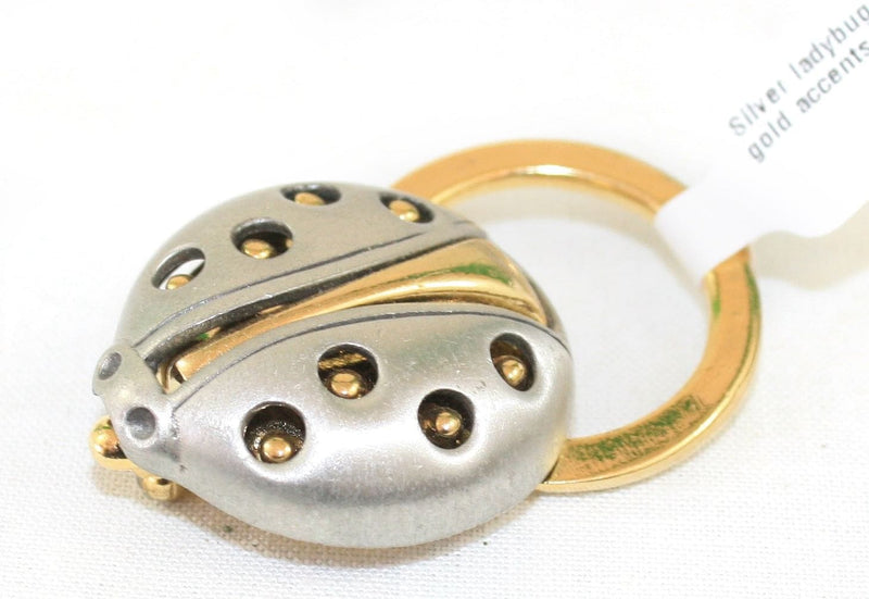 Silver ladybug with gold accents - Shelburne Country Store
