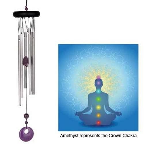WoodStock Chakra Chime - Turquoise - Shelburne Country Store