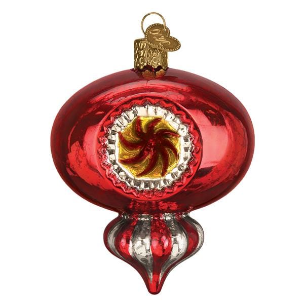 Red Peppermint Reflection Ornament - Shelburne Country Store