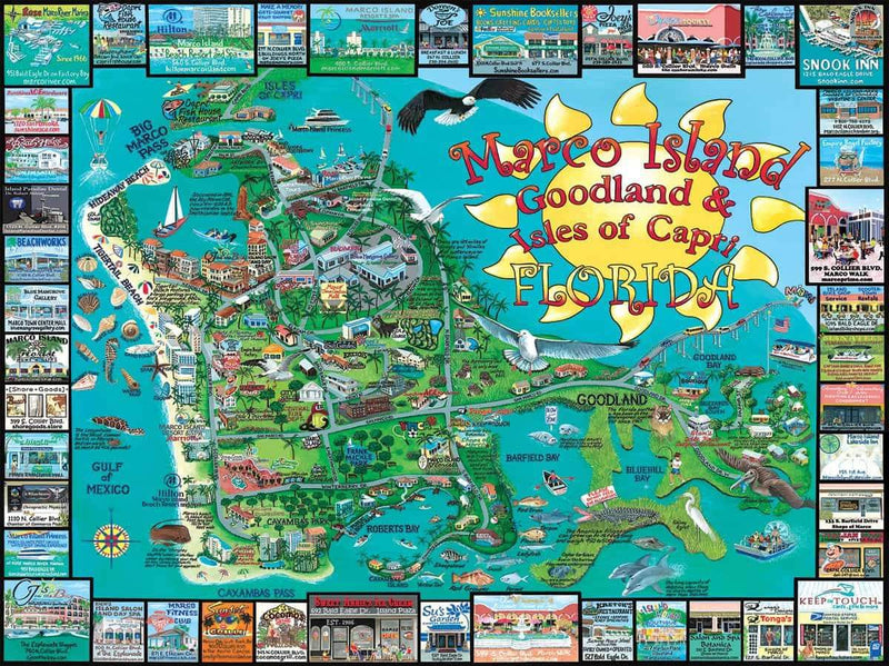 Marco Island, FL - 1000 Piece Jigsaw Puzzle - Shelburne Country Store