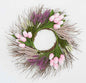 Tulip Heather Wreath on Natural Twig Base - Shelburne Country Store