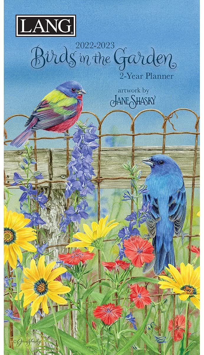 2022  Birds in the Garden 2 Year Planner - Shelburne Country Store