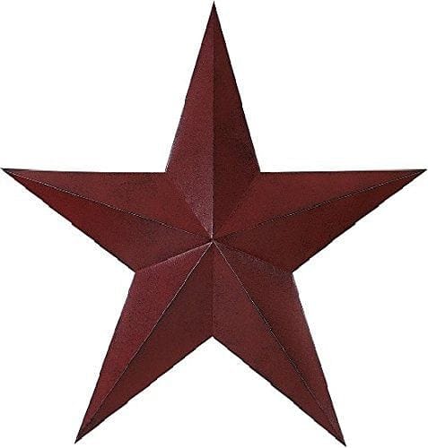 36 inch Red/Black Star - Shelburne Country Store