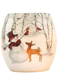 Lighted Glass Jar - Snowman - - Shelburne Country Store