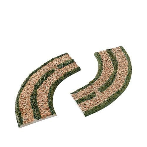 Department 56 Accessories For Villages Woodland Curver Road, 0.31 Inch (Set Of 2) - Shelburne Country Store