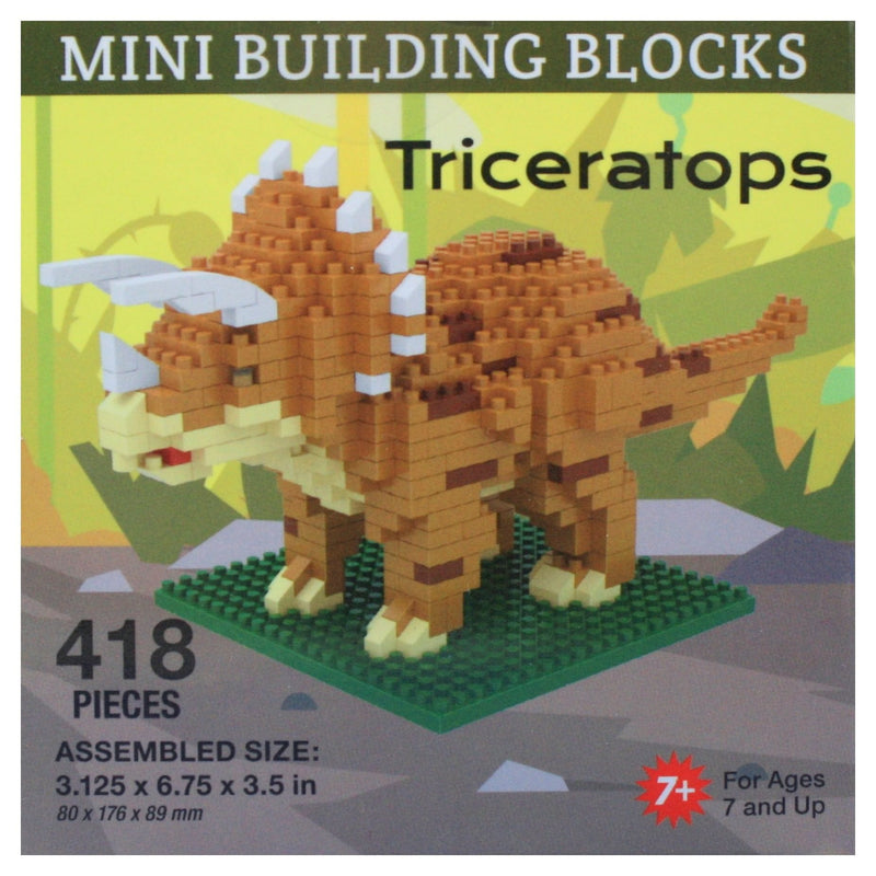 Mini Building Blocks - Triceratops - Shelburne Country Store