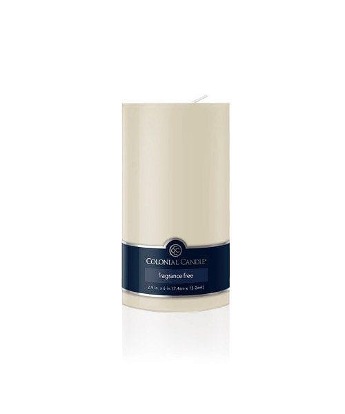 Colonial Candle Unscented Pillar - - Shelburne Country Store