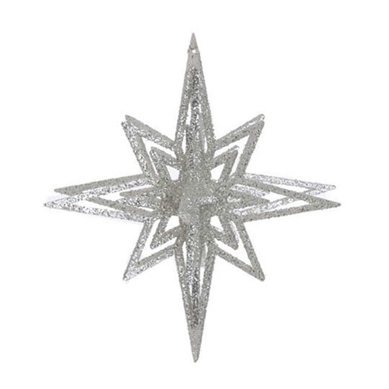 5.5 Inch Glitter Star Ornament - Shelburne Country Store