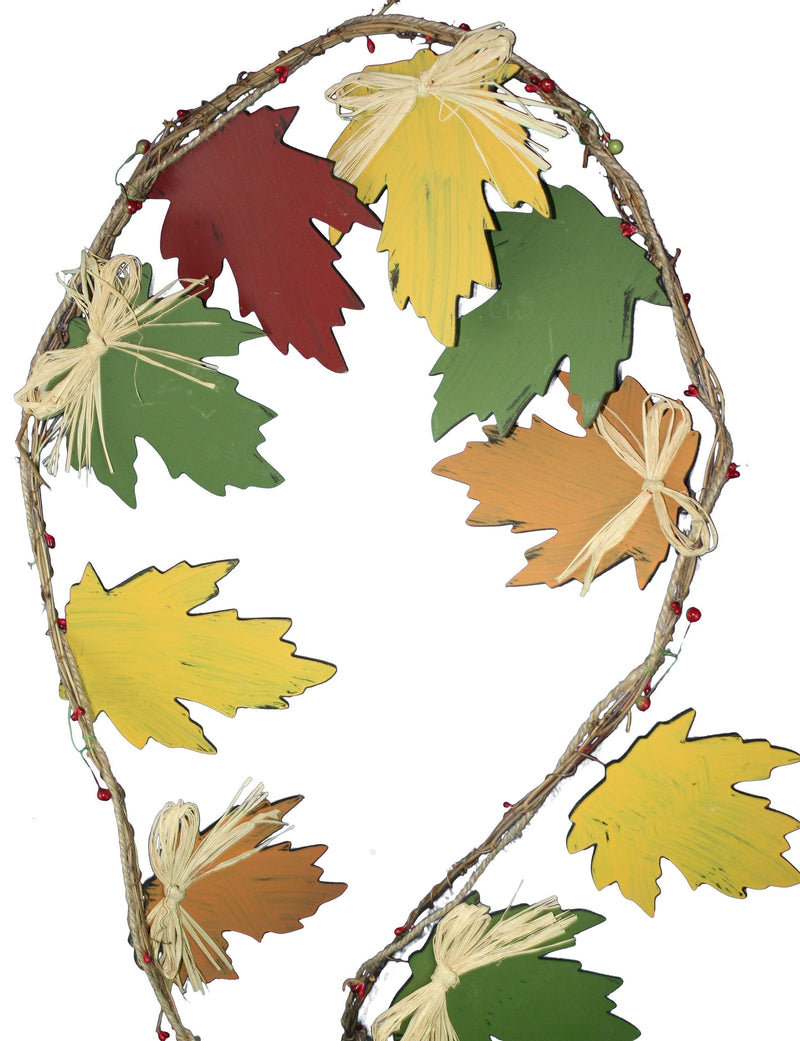 MDF Maple Leaf Garland - Shelburne Country Store