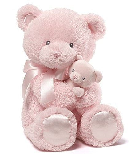 Gund Momma And Baby Teddy Bear Stuffed Rattle - - Shelburne Country Store