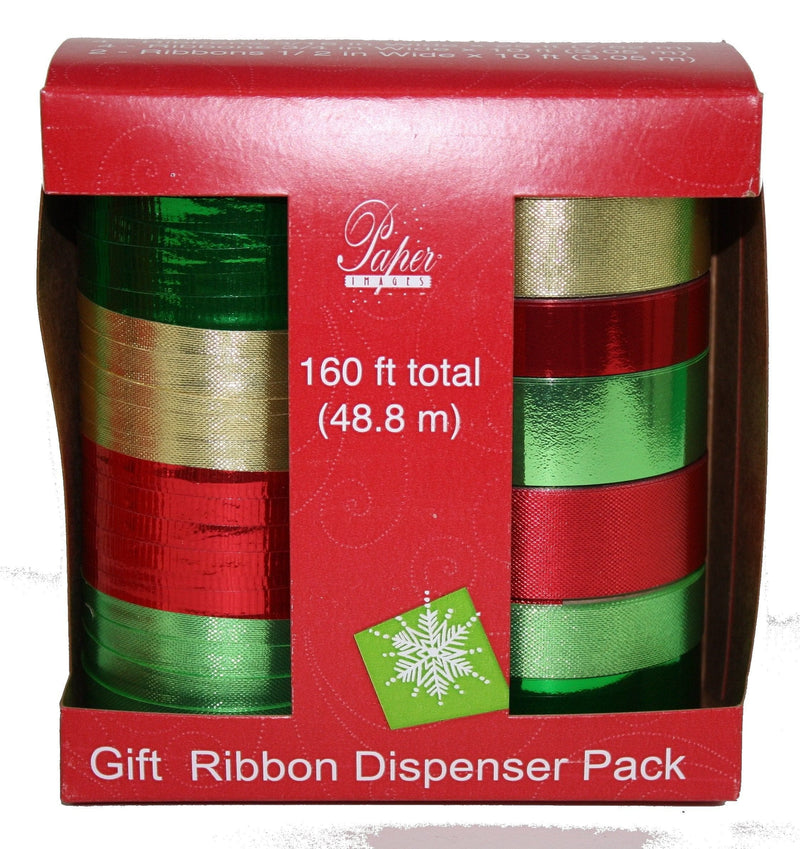Gift Ribbon 160 Foot Dispenser Pack - - Shelburne Country Store