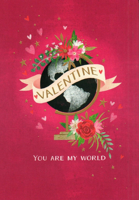 You Are My World Valentine's Day Card - Shelburne Country Store