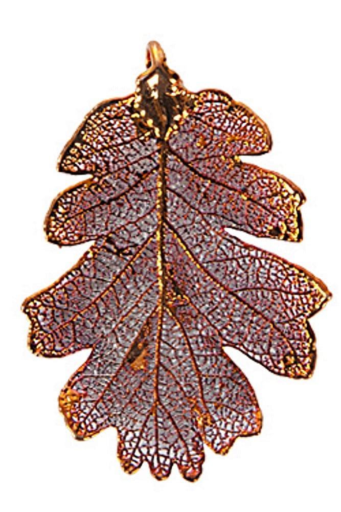 Oak Leaf Ornament Copper - Shelburne Country Store