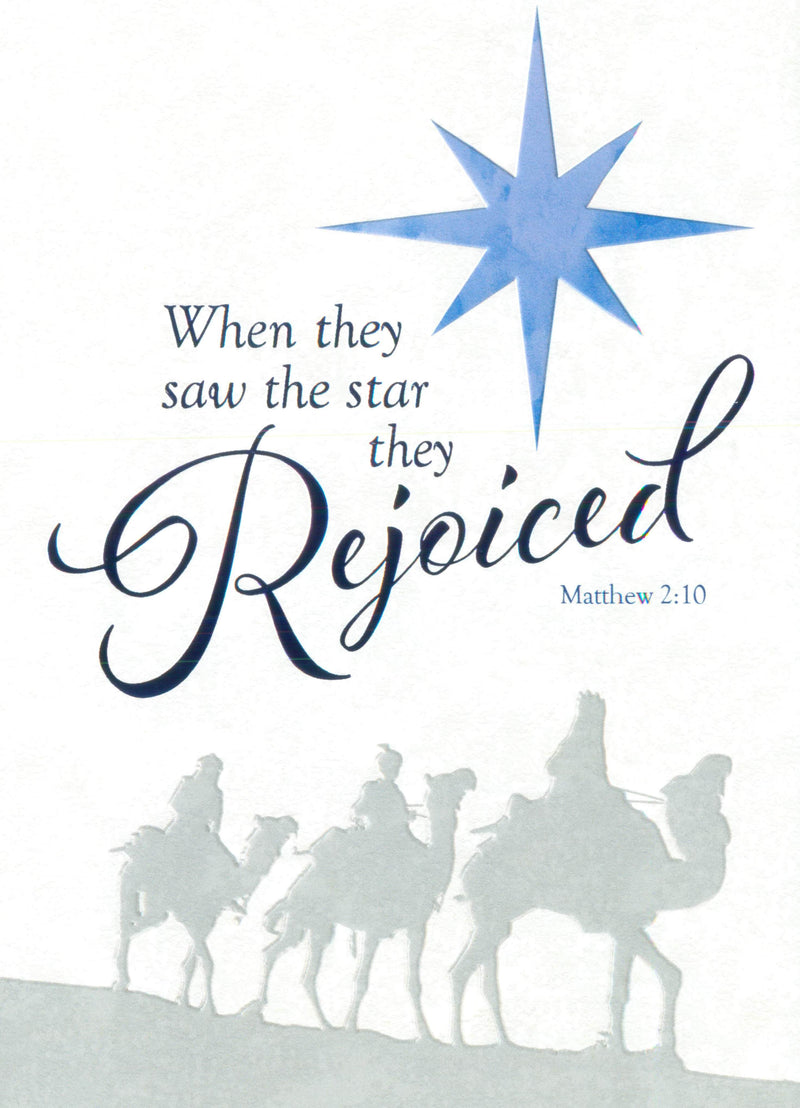 Religious Christmas 16 Card Set - They Rejoiced - Shelburne Country Store