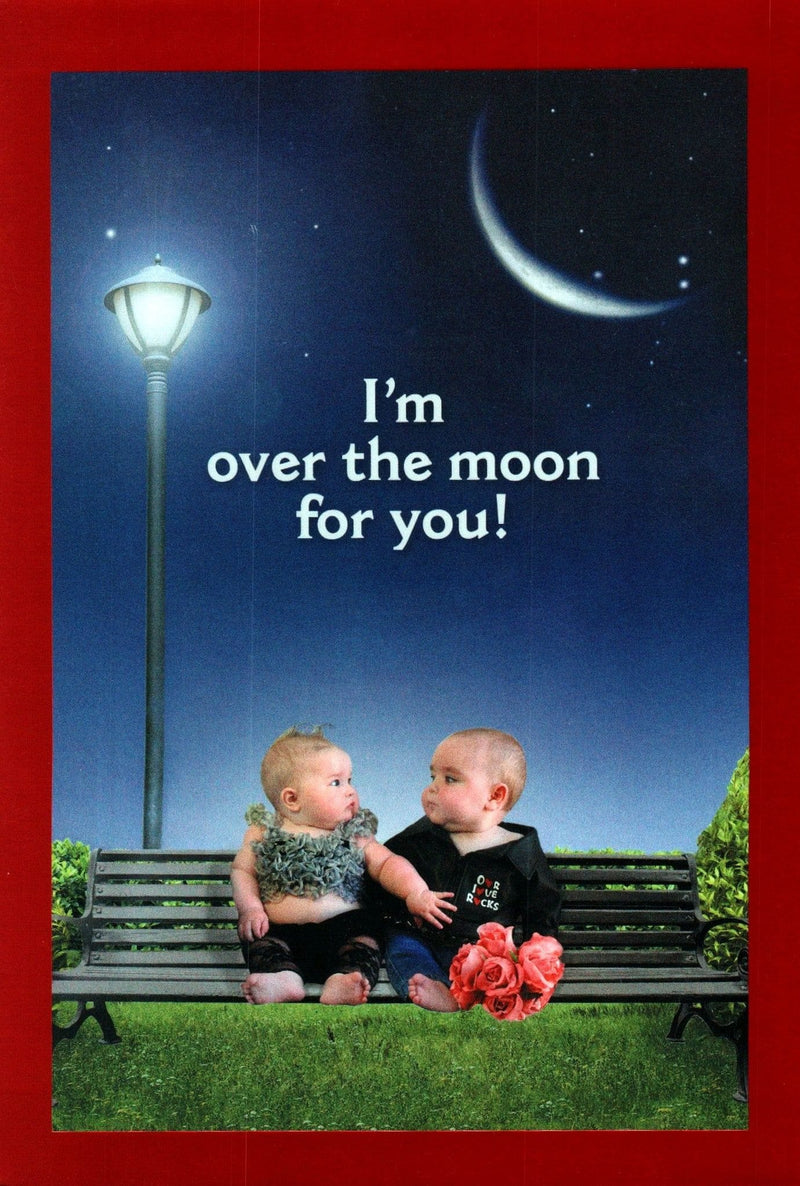 Over the moon Valentine's card - Shelburne Country Store