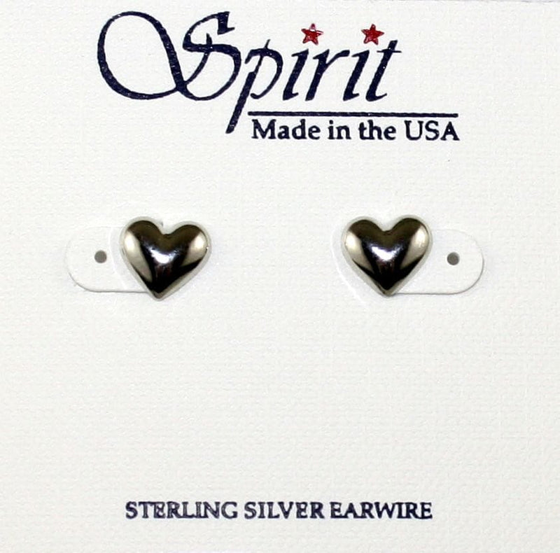 Heart Shaped Post Earrings - Shelburne Country Store