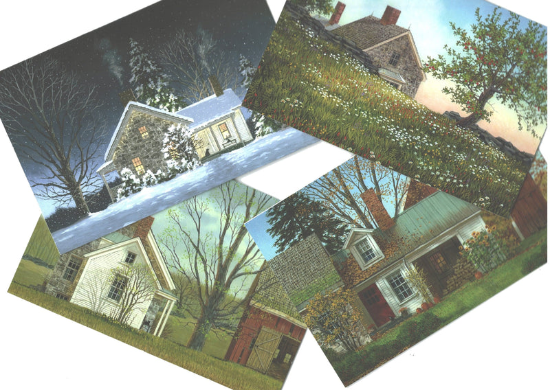 Fred Swan Note Card Set - Seasons - Shelburne Country Store