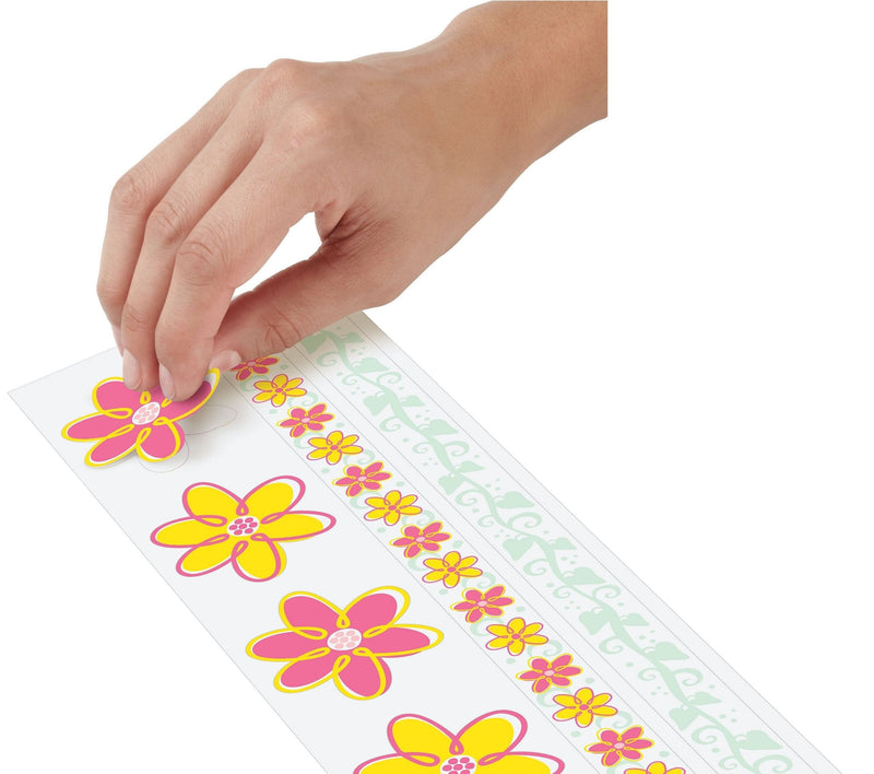Wilton Sugar Sheet Stickers, Flowers with Borders - Shelburne Country Store