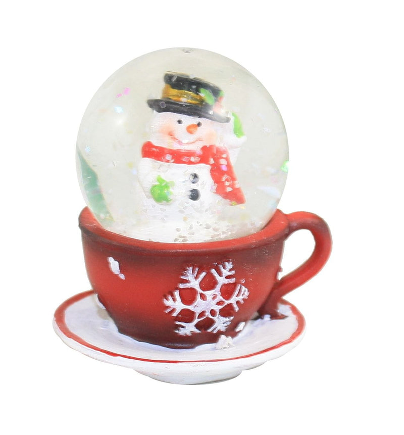Teacup Snow Globe - - Shelburne Country Store