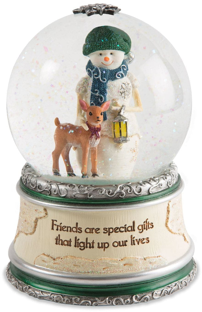 Birch Hearts Friends 100mm LED Musical Water Globe - Shelburne Country Store