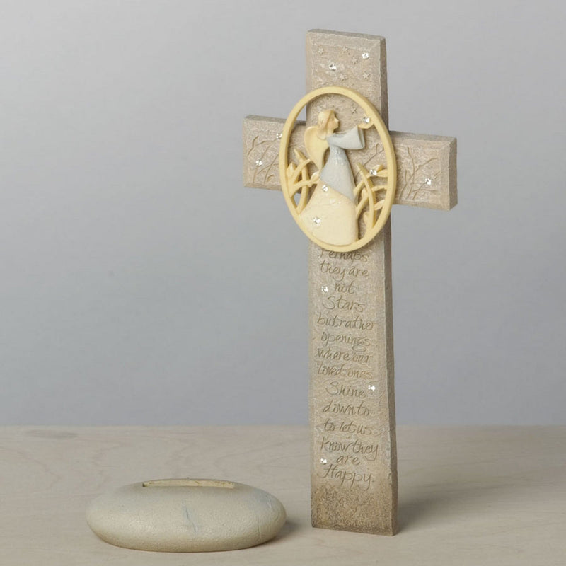 Enesco Foundations Memory Cross With Stand - Shelburne Country Store