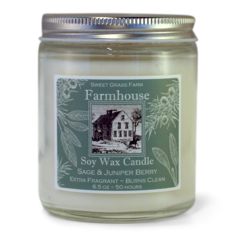 Sweet Grass Farm 6.5 Ounce Soy Candle - - Shelburne Country Store