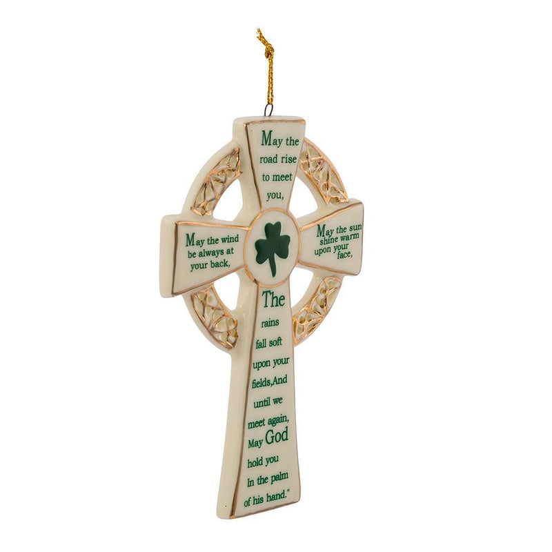 Porcelain Irish Cross Ornament - Shelburne Country Store