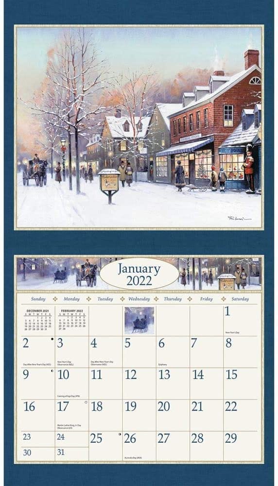 2022 American Dream Wall Calendar - Shelburne Country Store