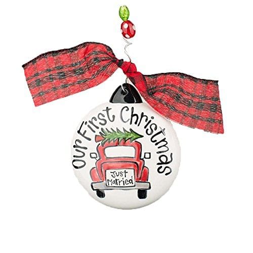 Our First Christmas Just Married  Ornament - Shelburne Country Store