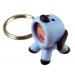 Dog Animal Key Ring - Blue - Shelburne Country Store