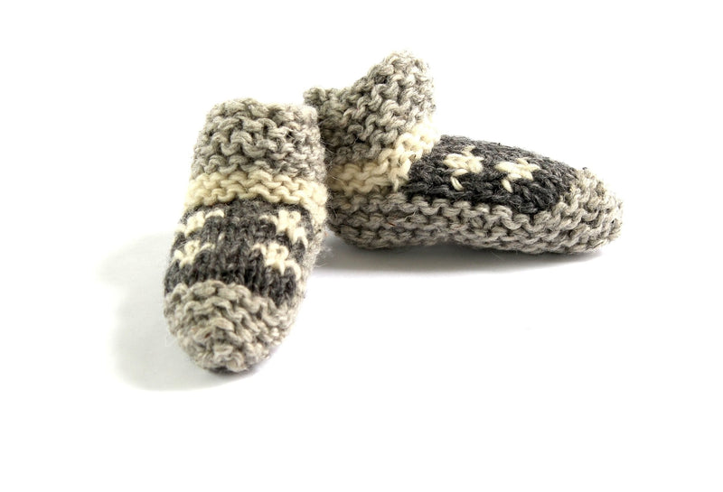 Nepal Fleece Lined Baby Booties - - Shelburne Country Store