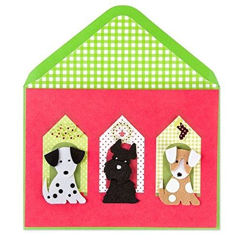Decorated Dog Houses Christmas Card - Shelburne Country Store