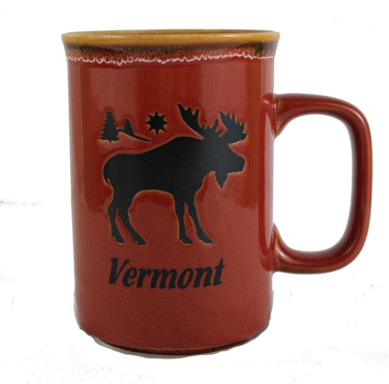 Vermont Moose - Drip Glaze Mug - - Shelburne Country Store