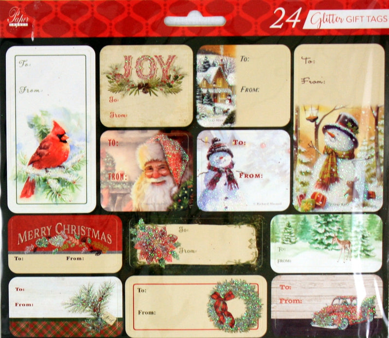 24 Count Foil Gift Tag - - Shelburne Country Store