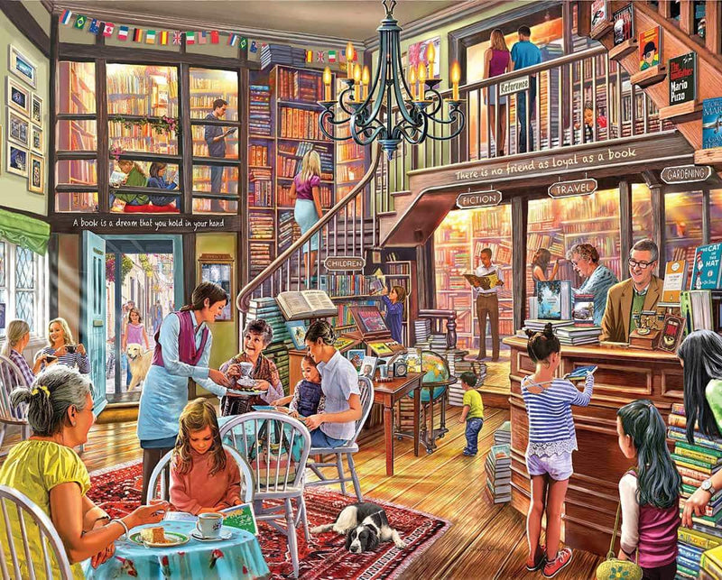 Local Book Store Puzzle - 1000 Piece - Shelburne Country Store
