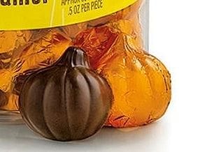 Dark Chocolate Caramel Organic - Foil Wrapped Pumpkin - Shelburne Country Store