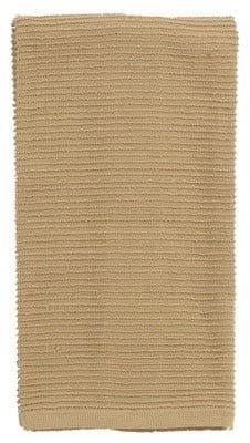 Taupe Ribbed Cotton Dish Towel - Shelburne Country Store