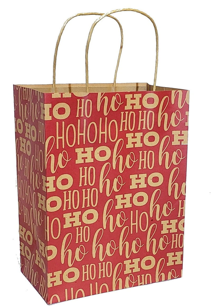 Medium Kraft Gift Bag - Ho Ho Ho - Shelburne Country Store