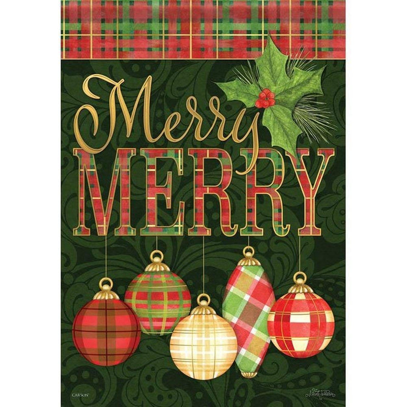 Merry Merry Ornament Flag - Large Flag - Shelburne Country Store