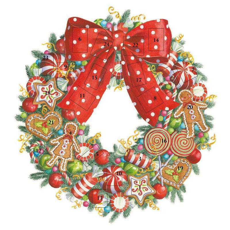 Candy Wreath Advent - Shelburne Country Store