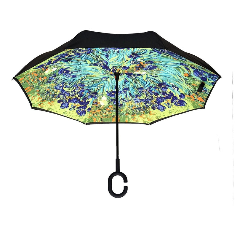 Topsy Turvy Umbrella - Van Gogh's Irises - Shelburne Country Store